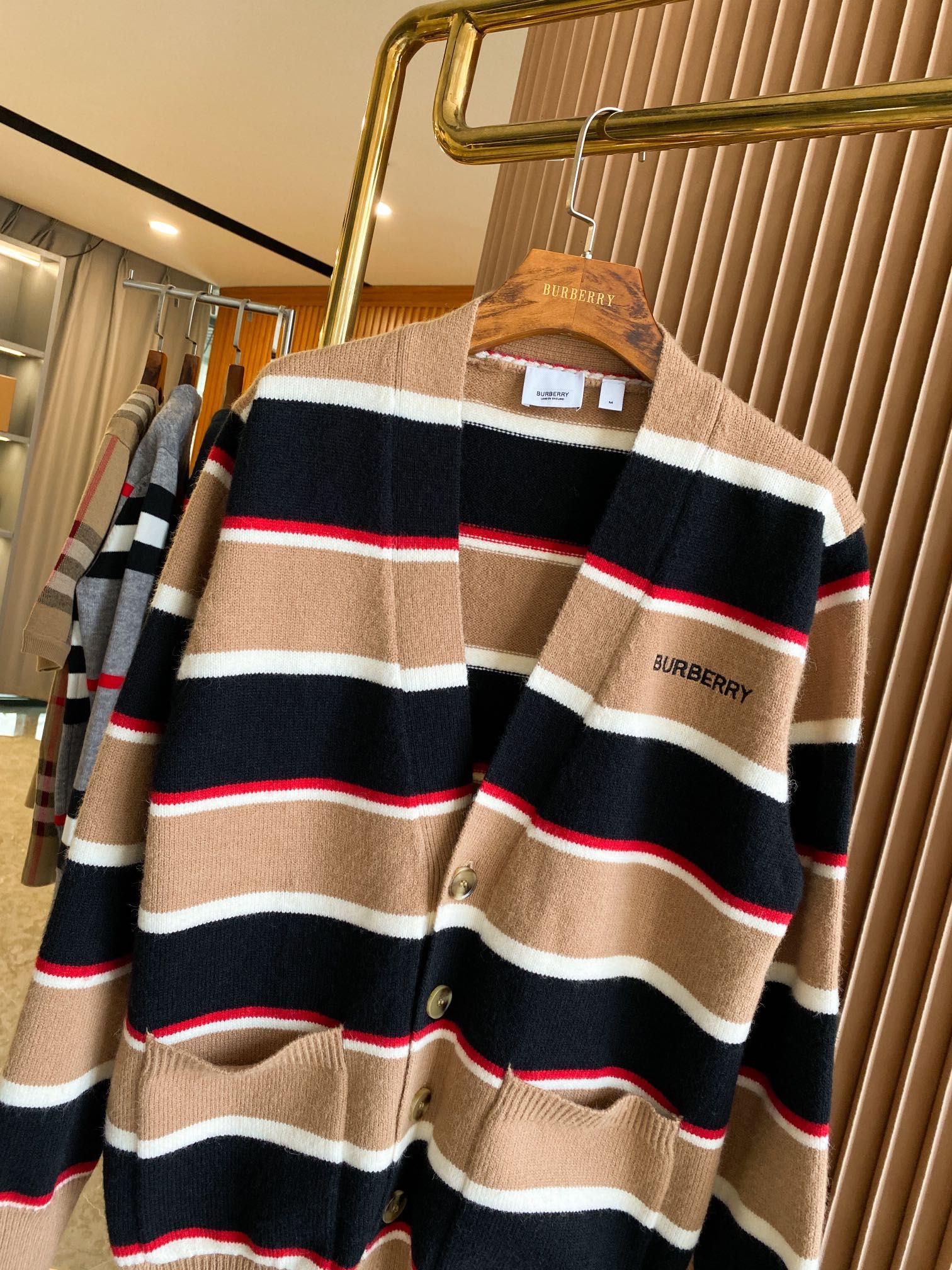 Burberry striped sweater 2025