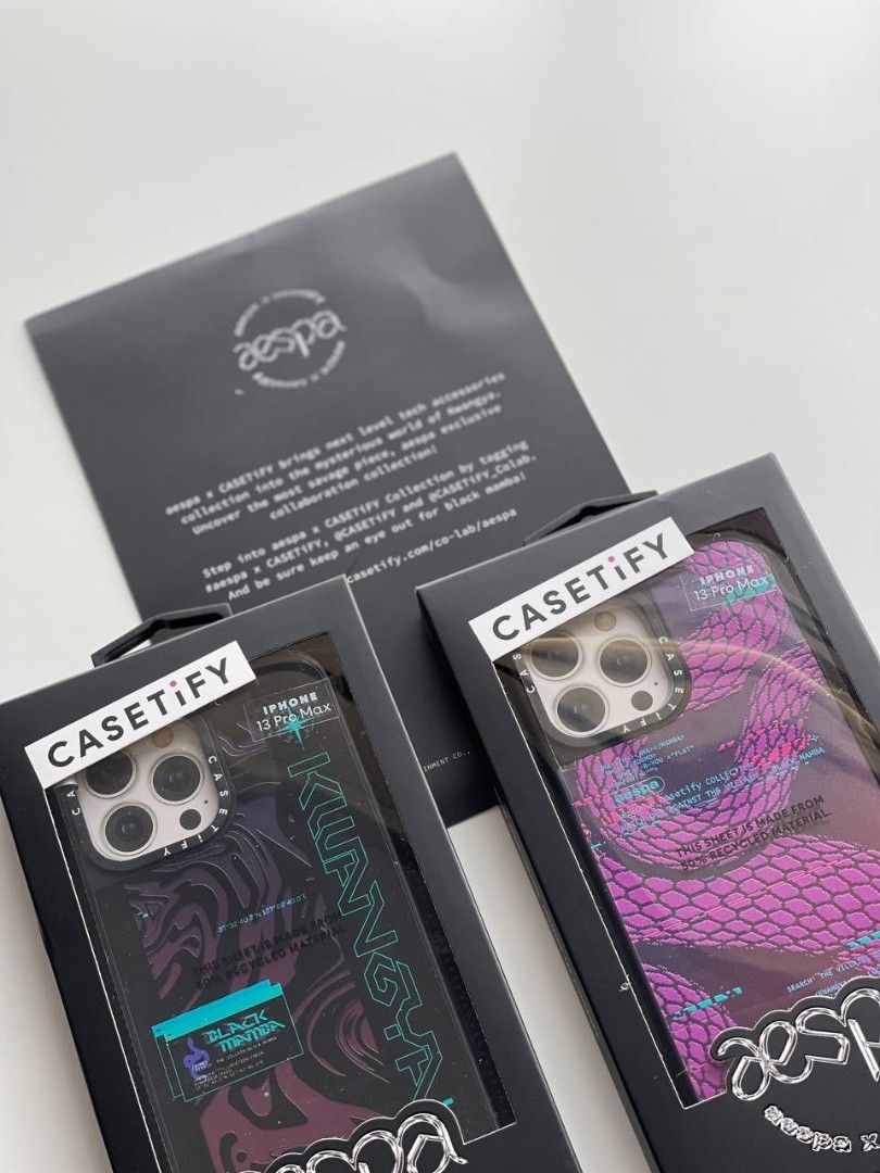 Authentic Casetify X Aespa Collaboration Date of release Dec 22, 2022