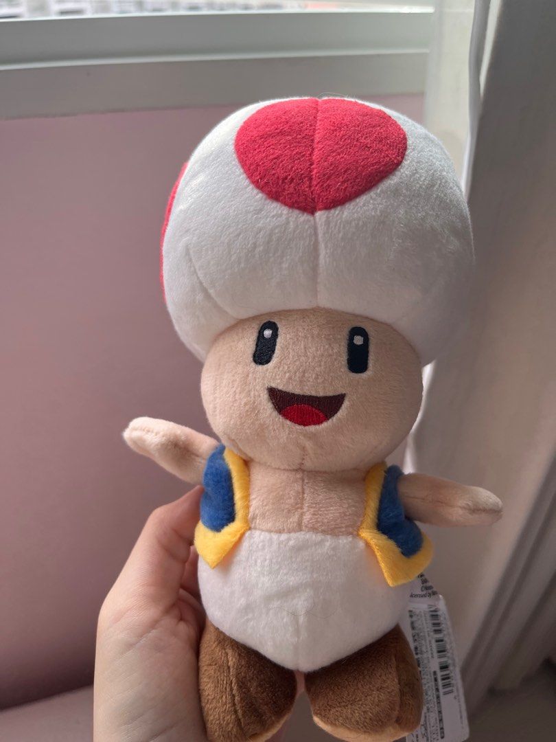 super mario toad plush