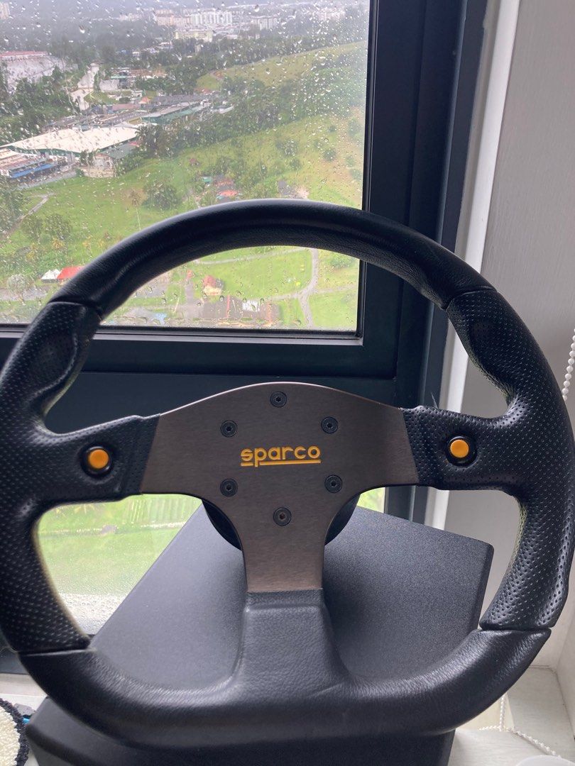 Rare Authentic Sparco L999 Steering Wheel, Auto Accessories on Carousell