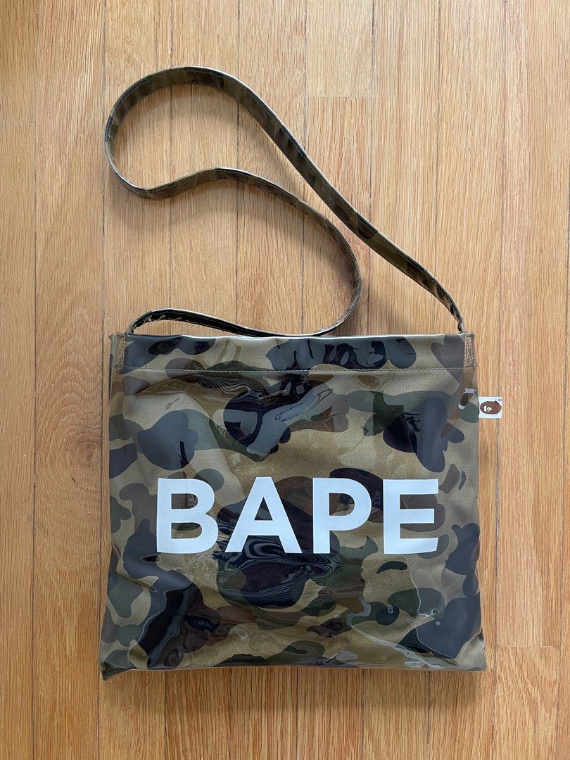Bags, Bape 222 Black Camo Shoulder Bag