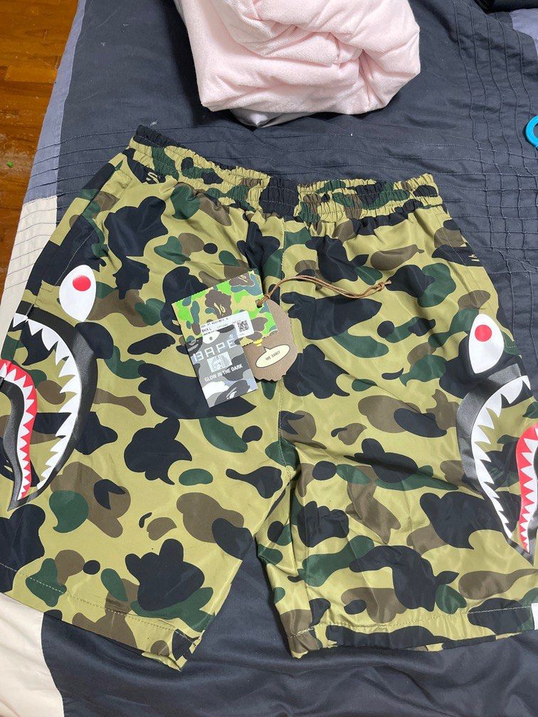 Bape camo beach shorts hotsell