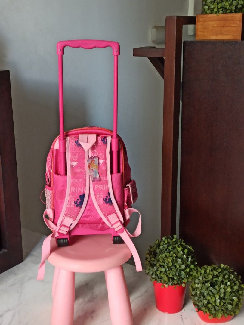 Girl school on sale bag trolley