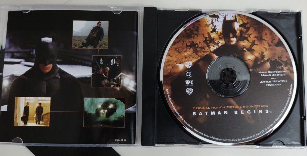 Batman Begins OST(Hans Zimmer), Hobbies & Toys, Music & Media, CDs & DVDs  on Carousell