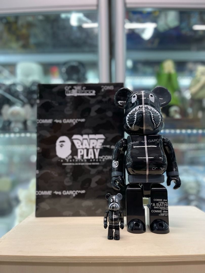 BE@RBRICK BAPE(R) CDG CAMO SHARK 100％ & 400％ Bearbrick, 興趣及