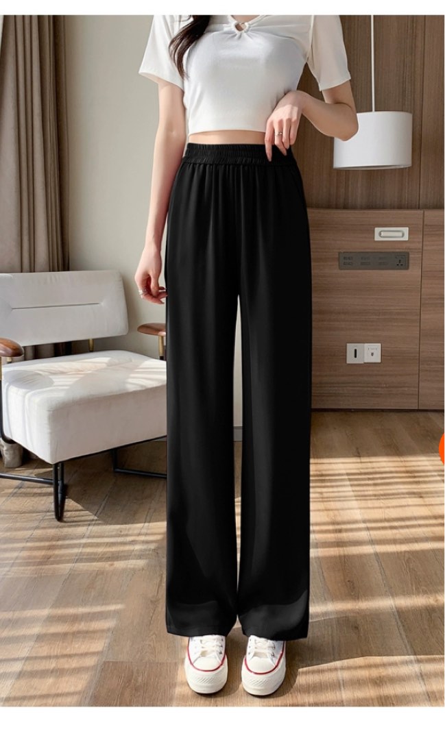 Long sales black pants