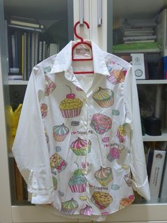 BN I love topping white long sleeve