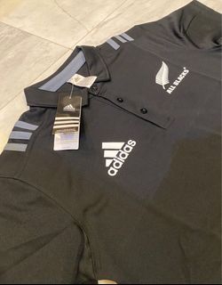 BNWT ADIDAS Polo Shirt (All Blacks) (Mailing Included)