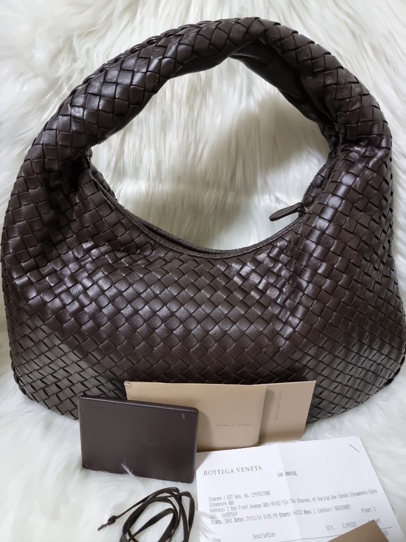 Bottega Veneta Brown Medium Intrecciato Hobo Bag Leather ref