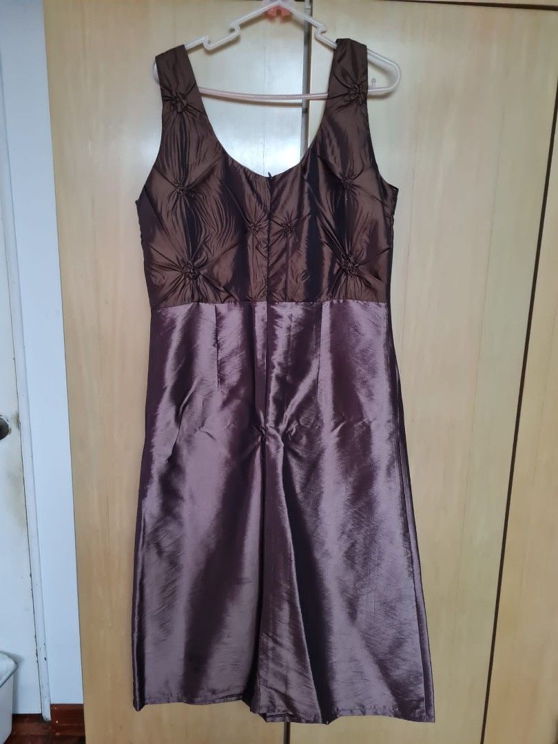 Brown evening gown, Women's Fashion, Dresses & Sets, Evening dresses ...