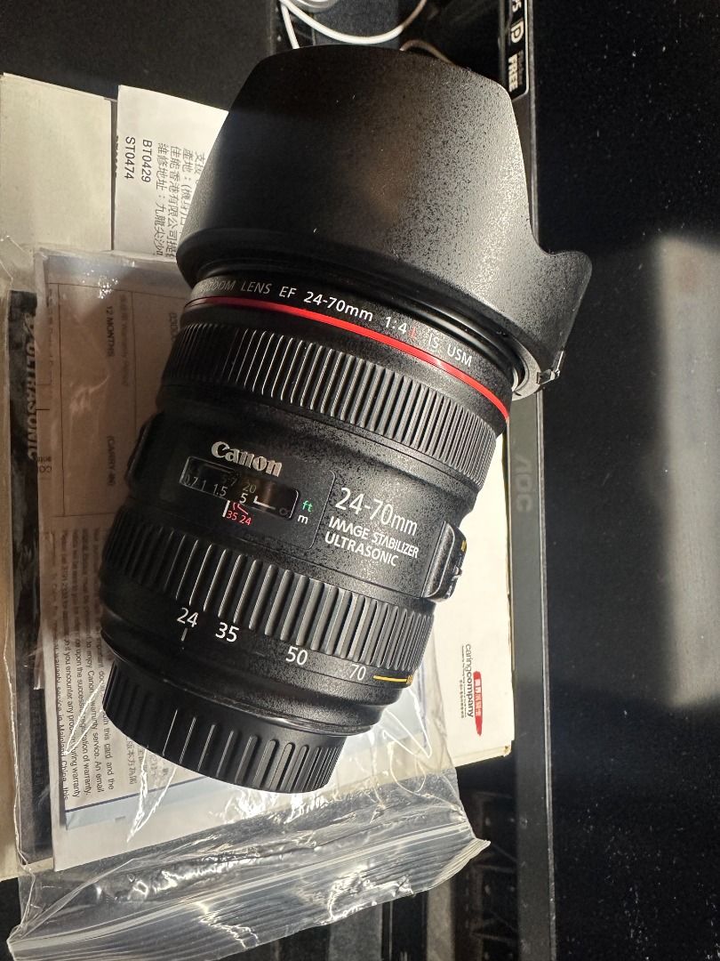 Canon EF 24-70 f4L IS USM Macro, 攝影器材, 鏡頭及裝備- Carousell