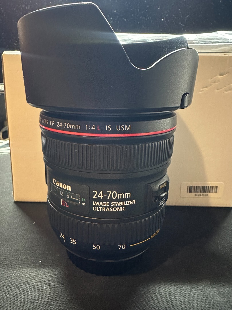 Canon EF 24-70 f4L IS USM Macro, 攝影器材, 鏡頭及裝備- Carousell