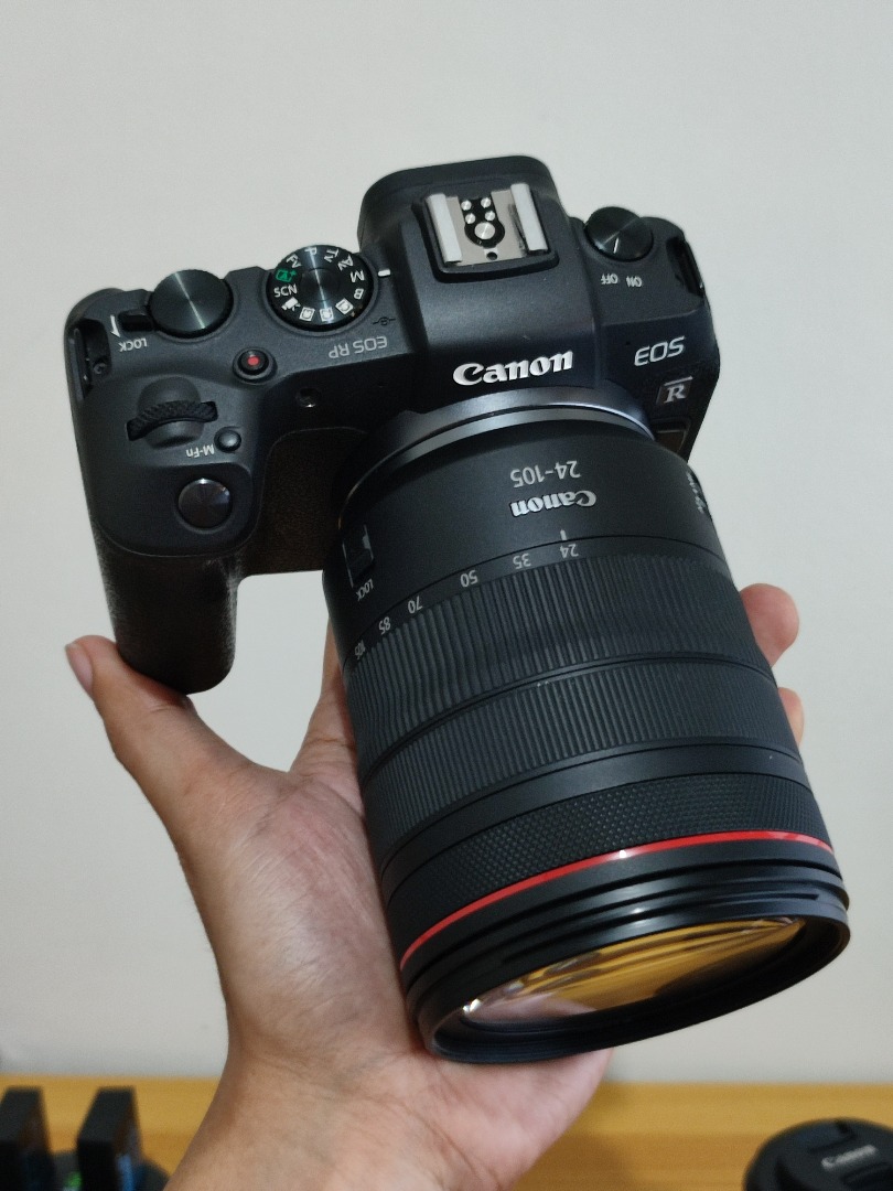 Canon EOS RP + Canon RF 24mm F4L Lens + Canon R adapter with Free 4 ...