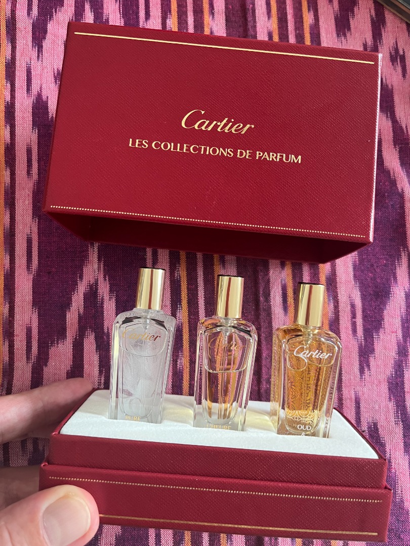 Cartier Les Collections de Parfum Oud/ L'Heure/Pure