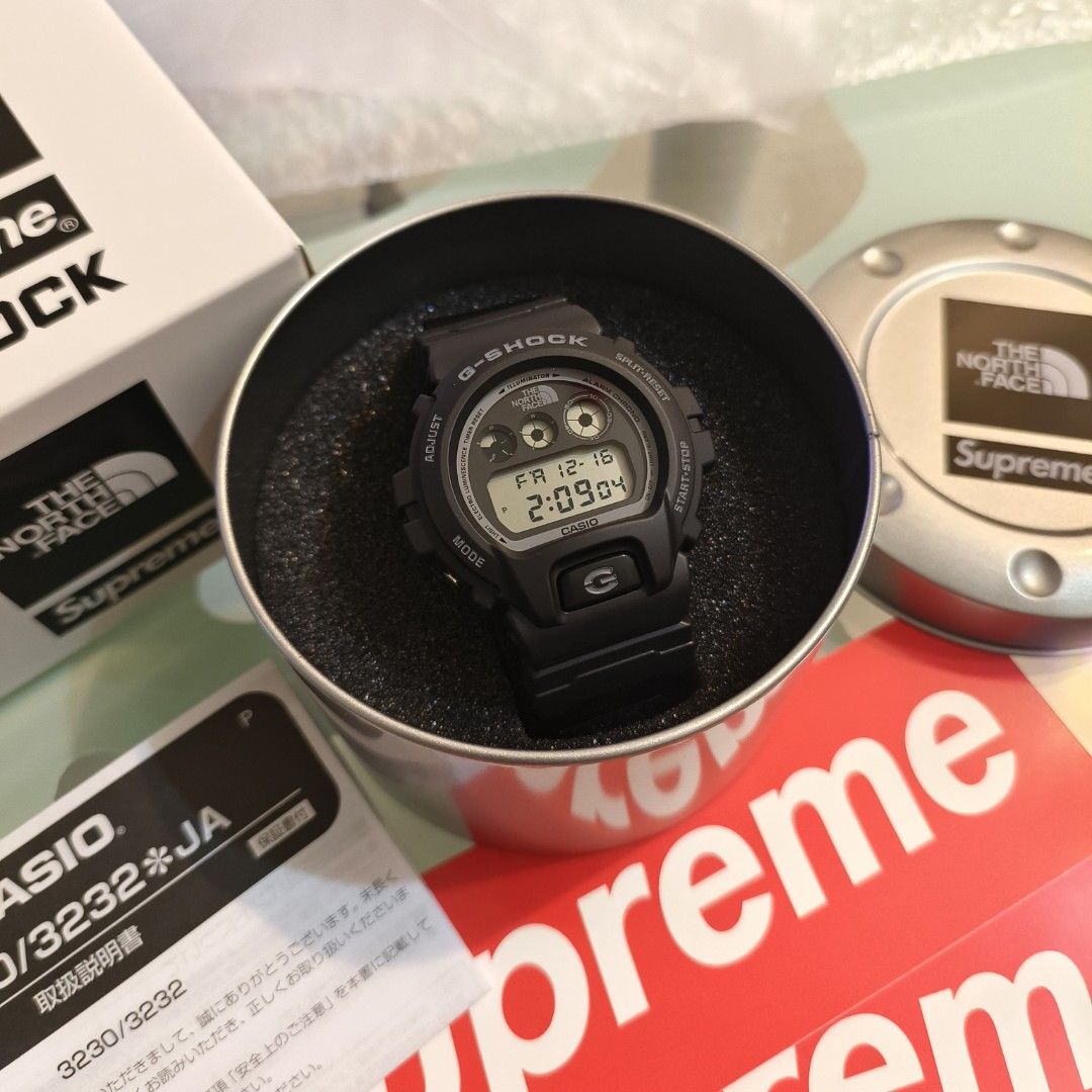 CASIO G-SHOCK x Supreme x The North Face DW-6900 聯名 限量