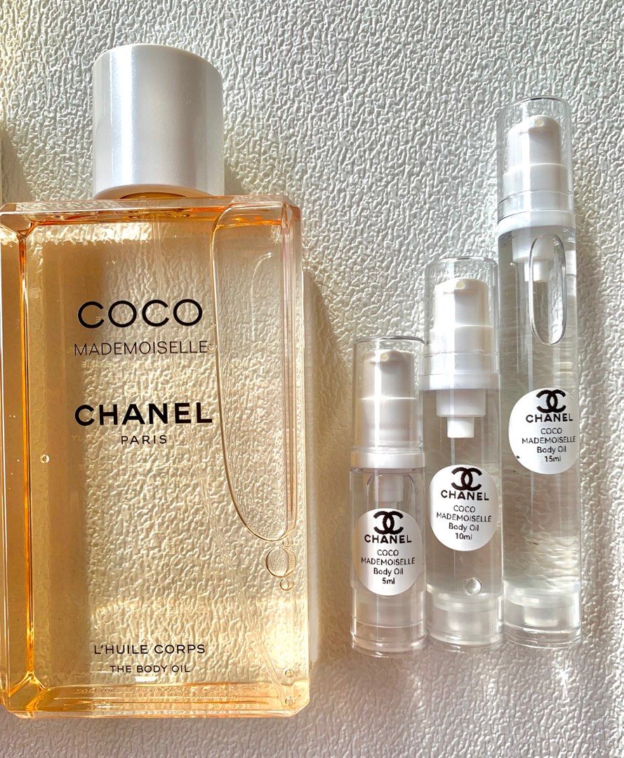 Authentic Chanel Coco Mademoiselle The Body Oil  Silky Moisturizer Beauty   Personal Care Fragrance  Deodorants on Carousell