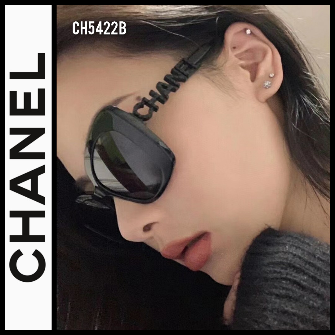 Chanel Sunglasses ch5422b logo shades, Women's Fashion, Watches