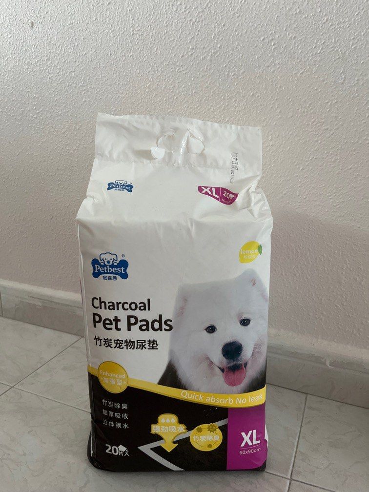 Charcoal Pee PadXL, Pet Supplies, Health & Grooming on Carousell