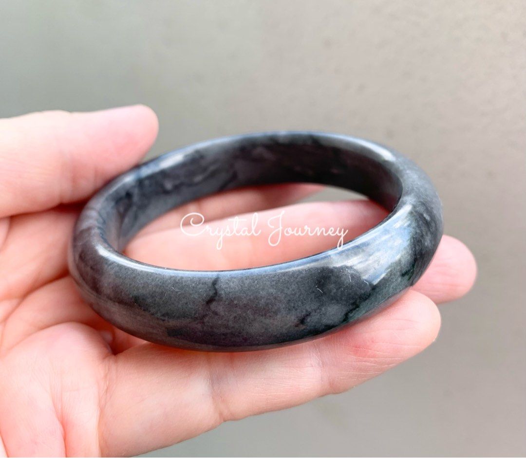 Black Jade Bangle 54mm
