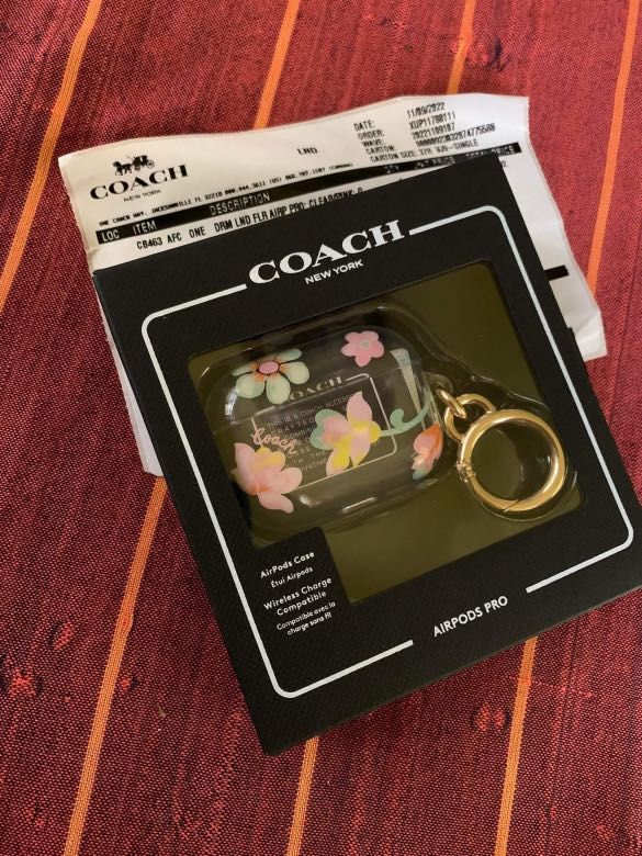 COACH Airpods Pro Case, Mobile Phones & Gadgets, Mobile & Gadget  Accessories, Cases & Sleeves on Carousell