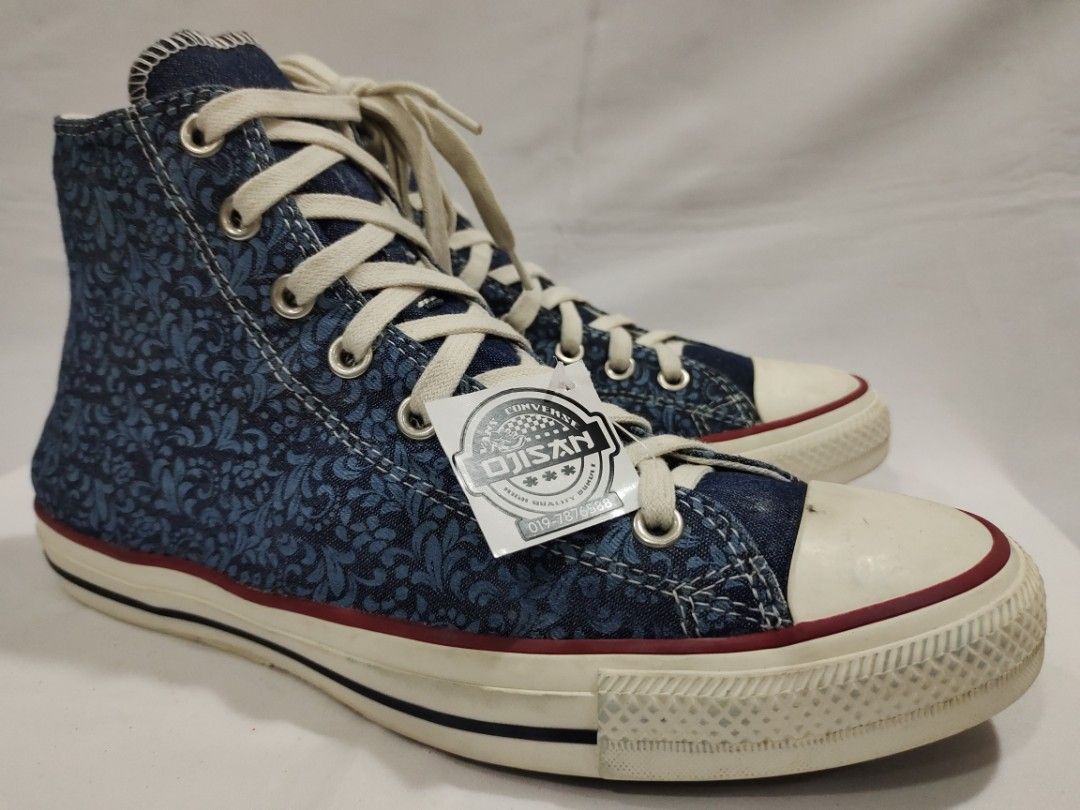 Converse online floral denim