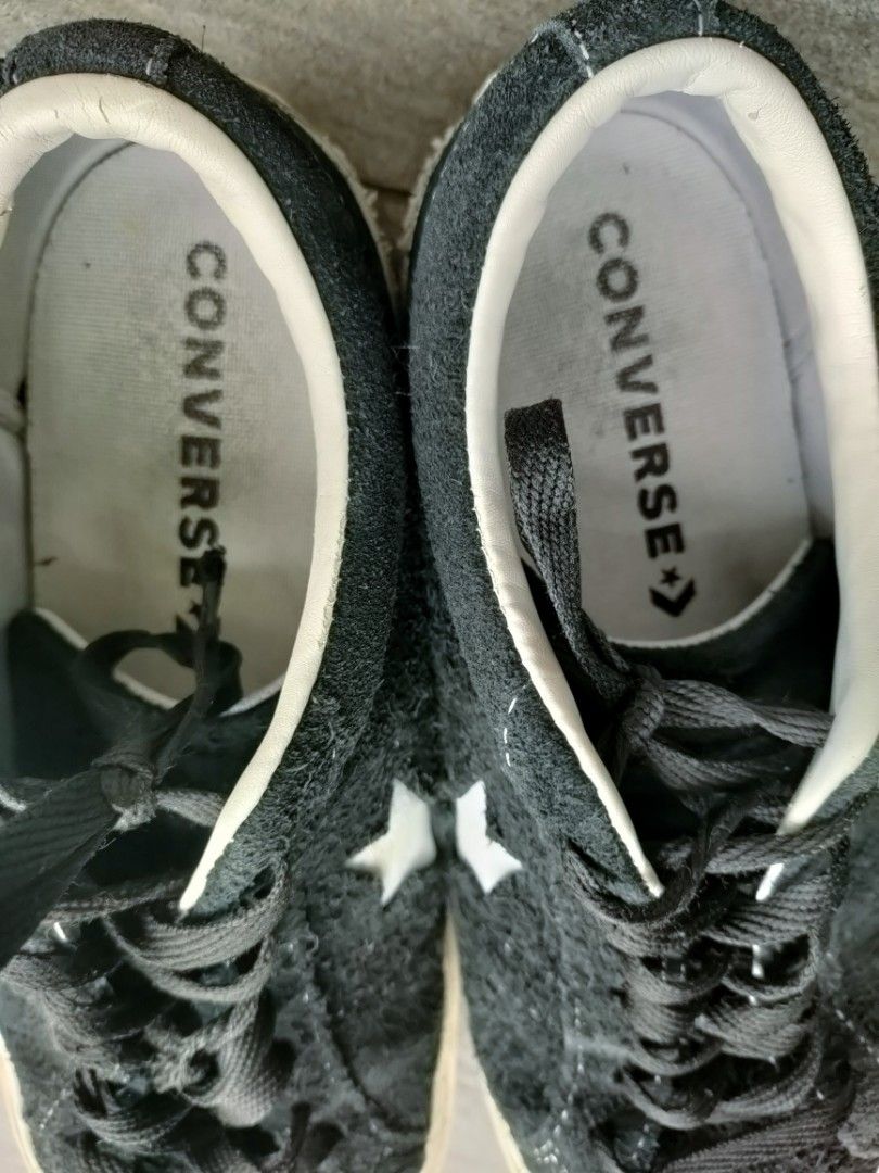 Converse one star hairy suede sales