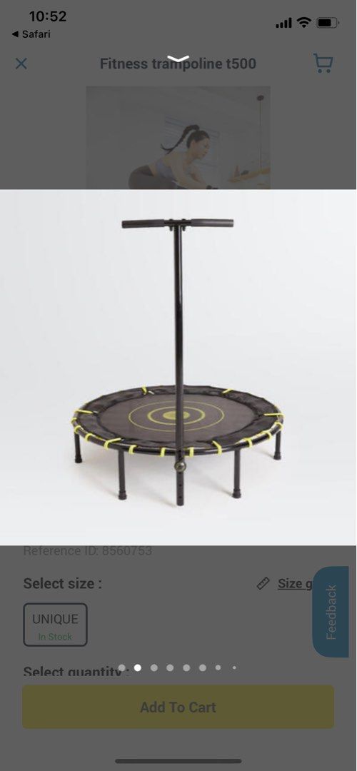 Domyos fitness trampoline top