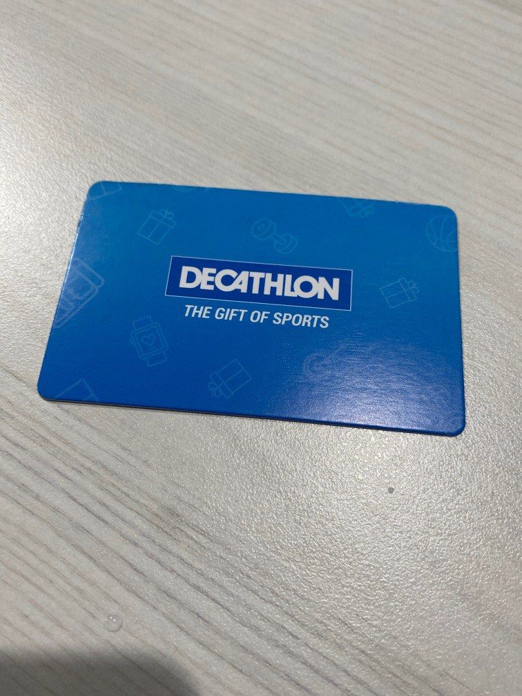 Decathlon gift card 15, Tickets & Vouchers, Store Credits on Carousell
