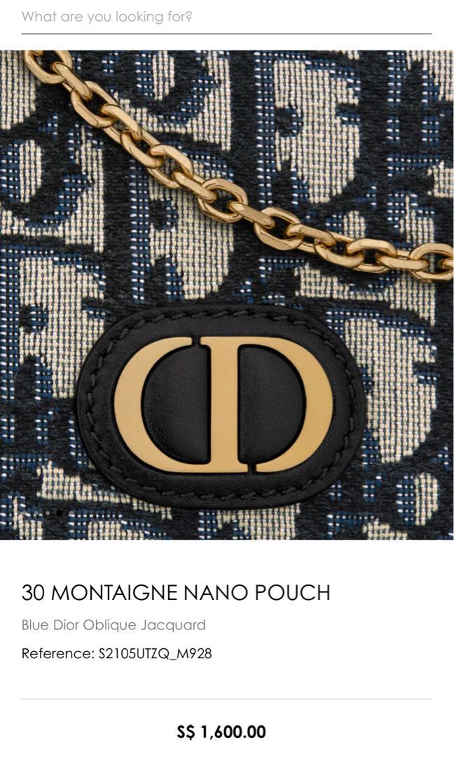 dior 30 montaigne nano pouch｜TikTok Search