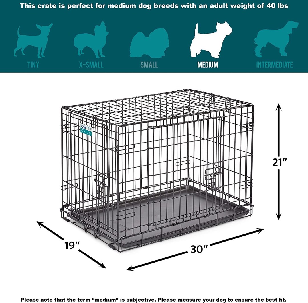 medium puppy cage