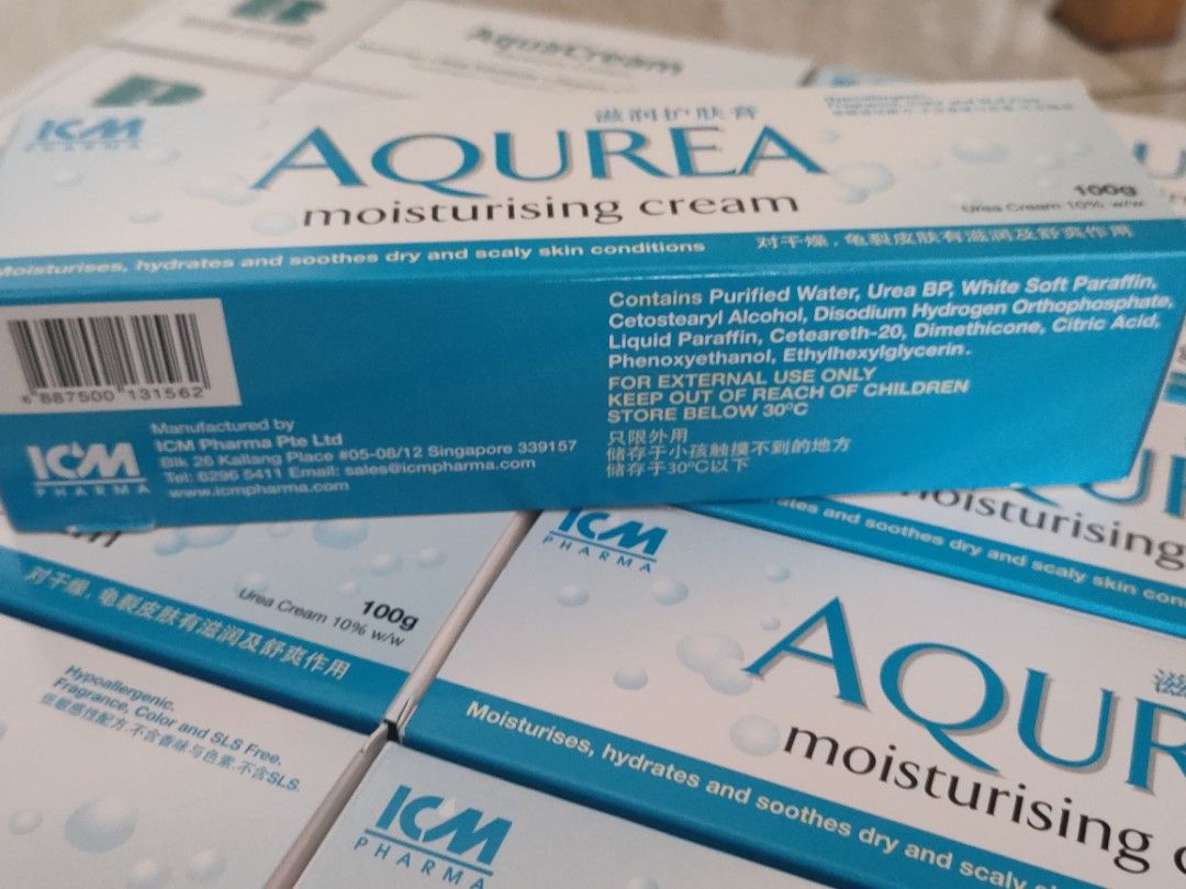 Eczema relief creams Aqueous Cream, Aqurea moisturising cream, Emolin