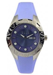 Elle Time Collection Lady 30m Purple Silver Steel Analog Quartz Watch