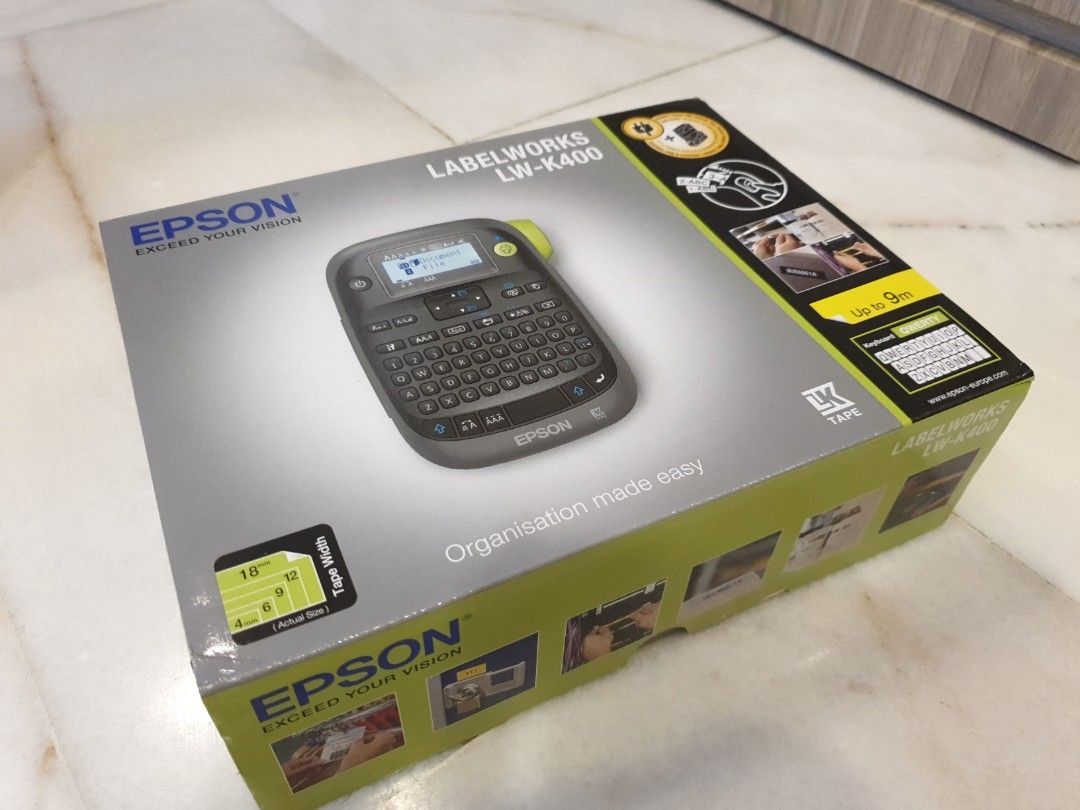 Epson Label Printer LWK400 with Cartridge, Computers & Tech, Printers