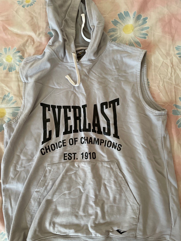 Everlast Sleeveless Hoodie, Men's Fashion, Tops & Sets, Hoodies on