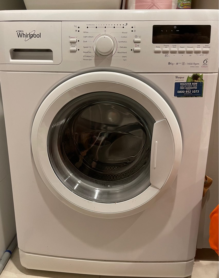 Free Delivery! Whirlpool Front Load Washing Machine 8kg!, TV & Home
