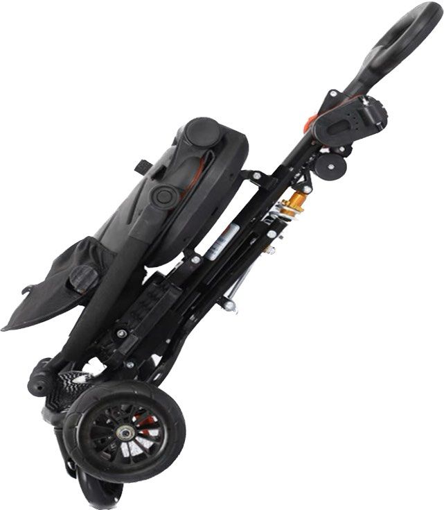Fully Assembled Foldable Toddler Stroller with Suspension, Babies