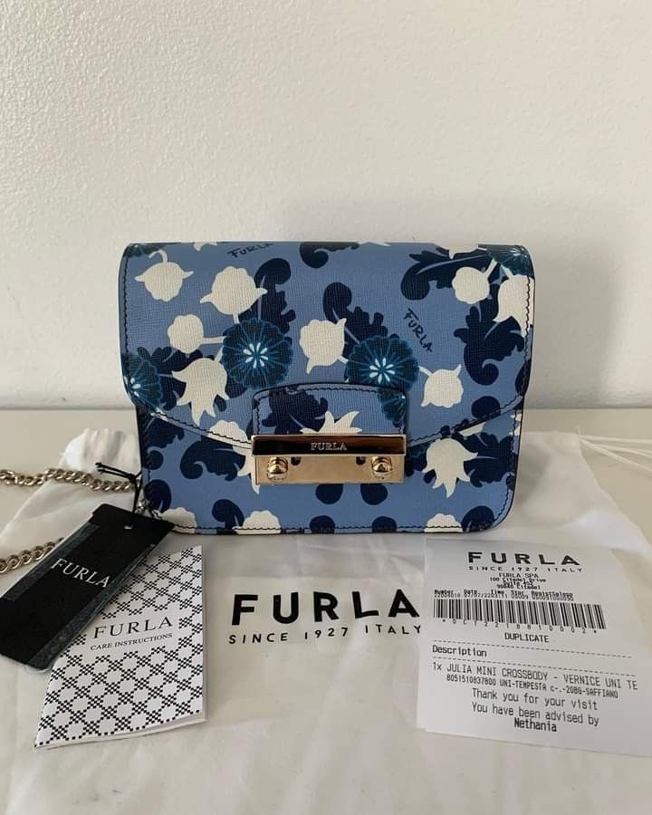 Furla julia saffiano leather satchel best sale