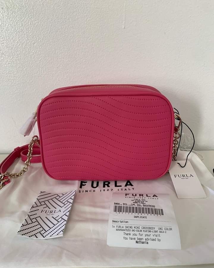 Furla Swing Mini Crossbody, Women's Fashion, Bags & Wallets, Crossbody