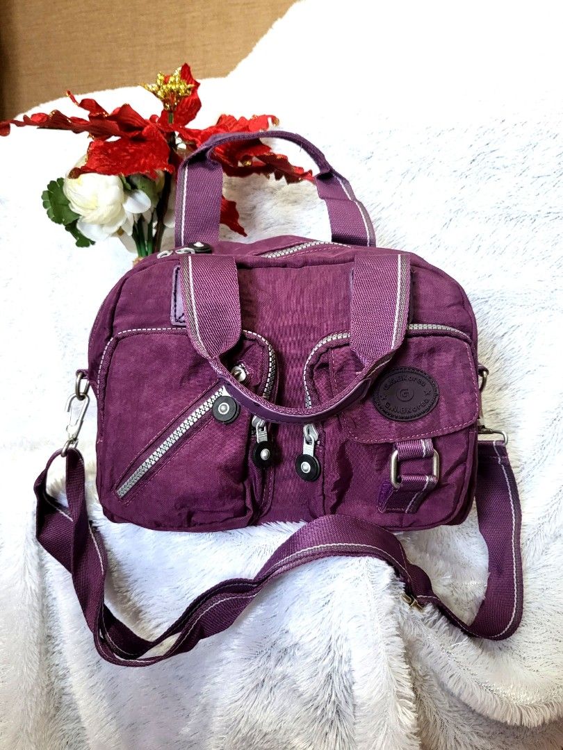 GNB KOREA PURPLE nylon BAG Tas slempang jinjin slingbag handbag