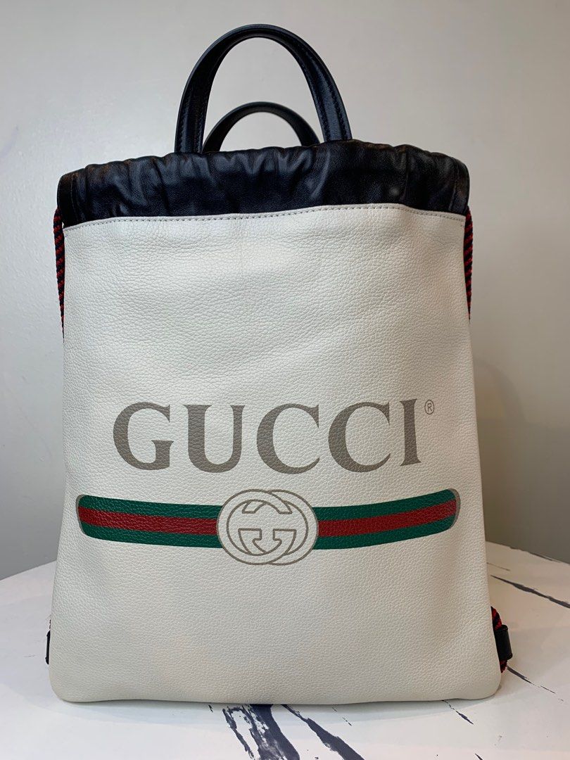 Gucci Backpack String Bag, Luxury, Bags & Wallets on Carousell