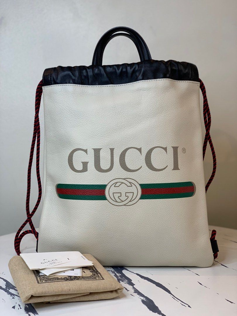 Gucci Backpack String Bag Luxury Bags Wallets on Carousell