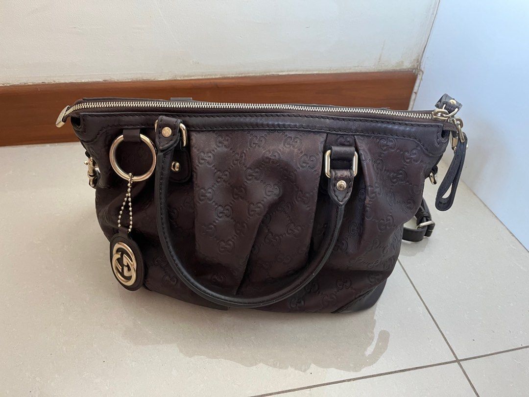 Gucci sukey sales leather bag