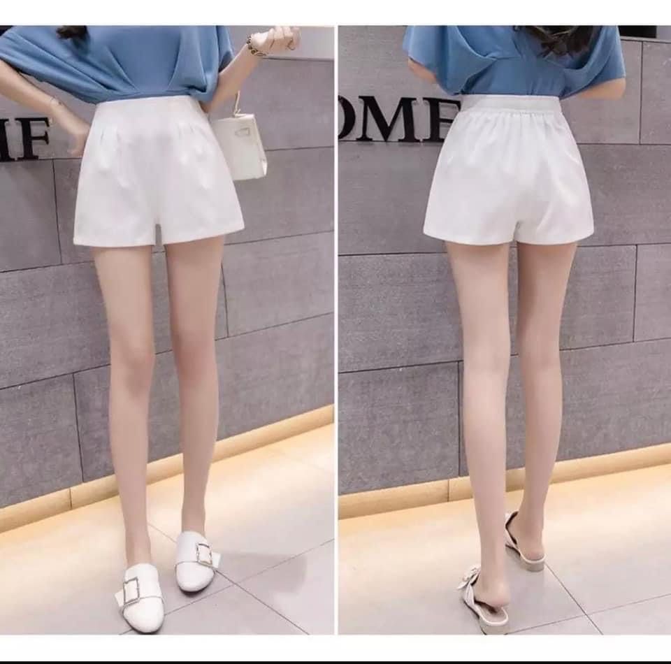 High Waist Striped Wide Leg Shorts
