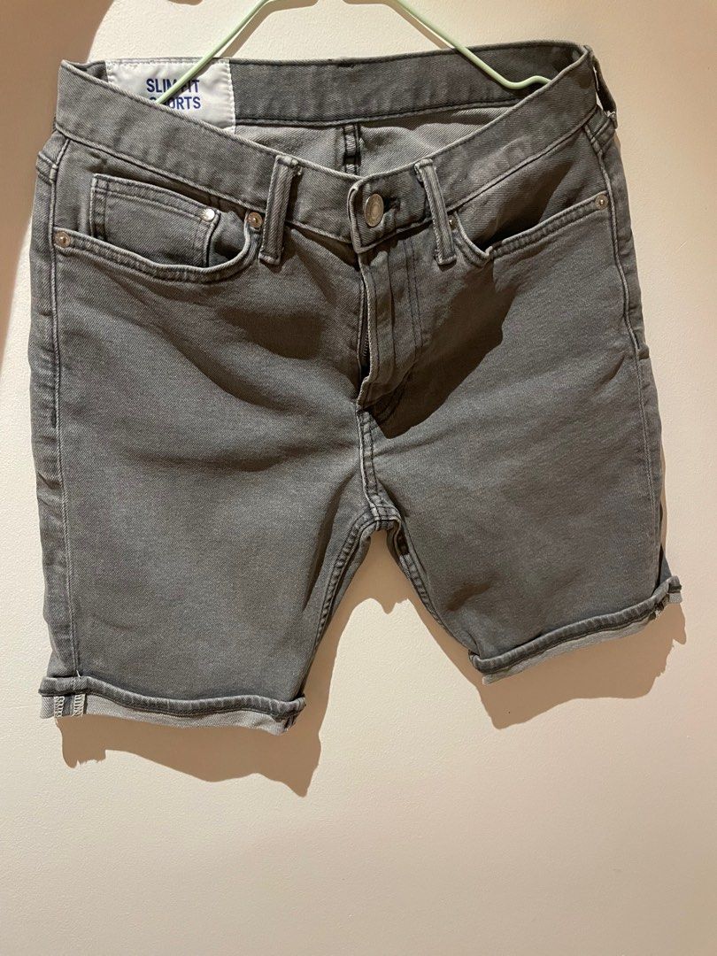 Mens jean hotsell shorts h&m