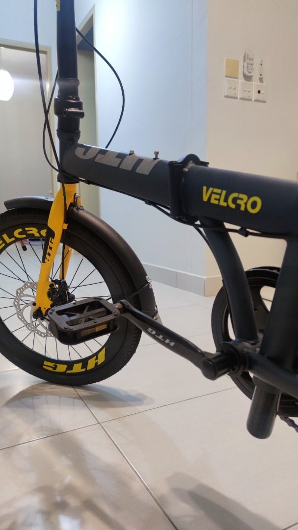 HTG Velcro Folding Bike / Basikal Lipat, Sports Equipment, Bicycles