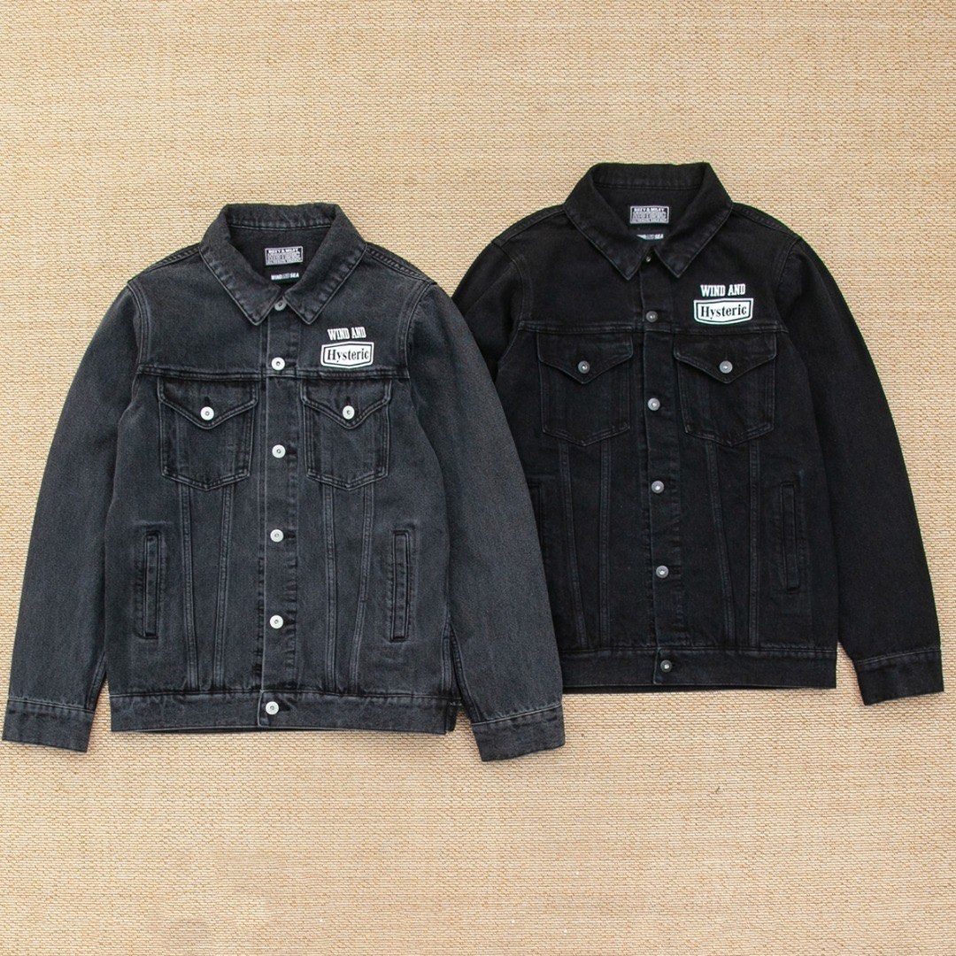 全新Hysteric Glamour × WIND AND SEA 22AW牛仔褸, 男裝, 外套及戶外