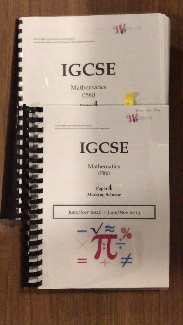 IGCSE past exam papers compilation with Marking Scheme, Hobbies & Toys ...