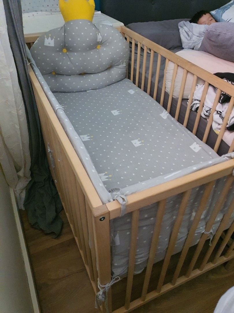 Ikea Baby Cot (used), Babies & Kids, Baby Nursery & Kids Furniture ...