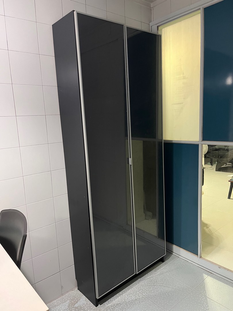 IKEA shelving with doors, Furniture & Home Living, Furniture