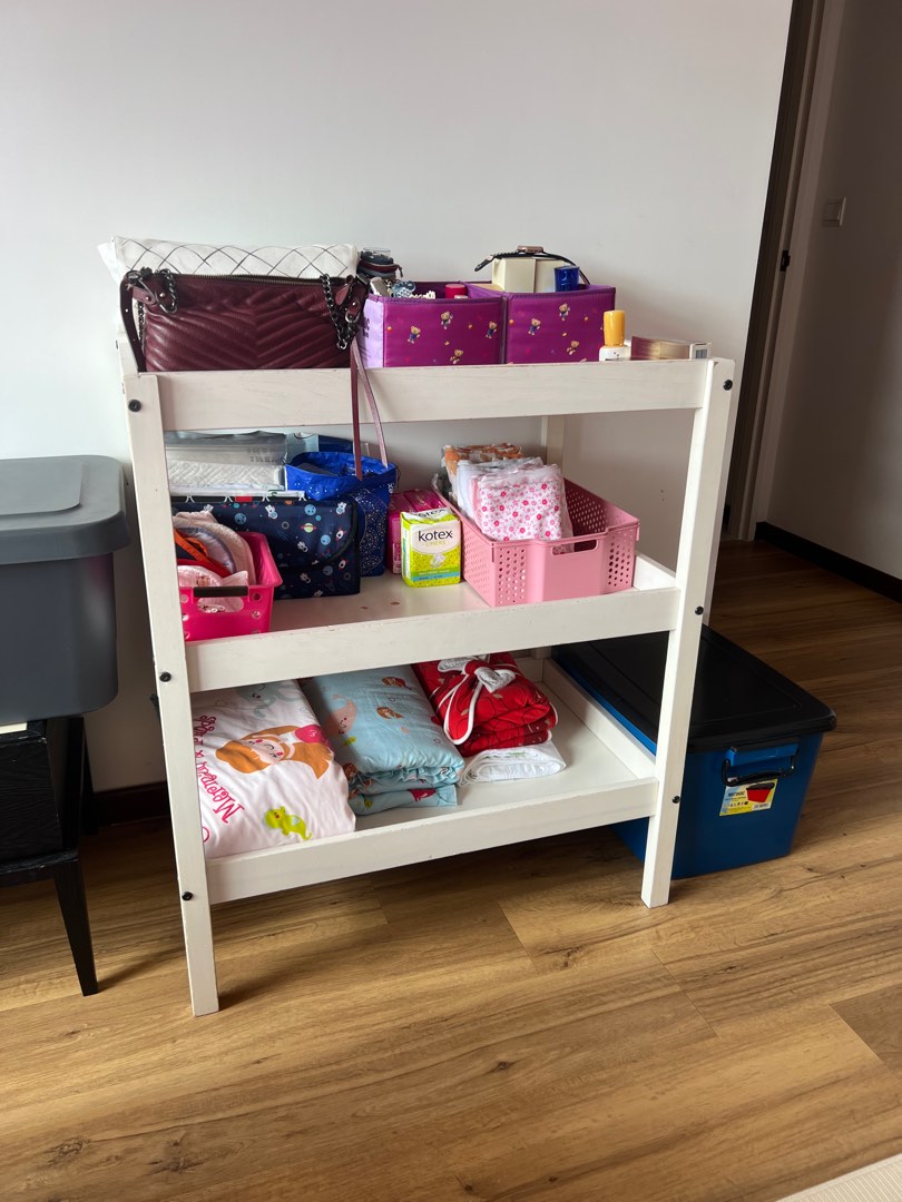 Ikea white changing table, Babies & Kids, Baby Nursery & Kids Furniture